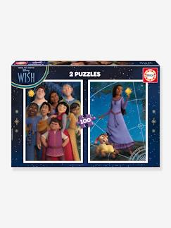 Jouet-Jeux éducatifs-Puzzles-2X100 Puzzles Disney Wish - EDUCA