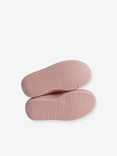 Chaussons zippés bébé en toile rose imprimé 5 - vertbaudet enfant 