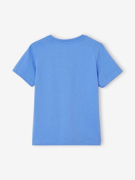 Lot de 3 T-shirts Basics garçon manches courtes blanc chiné+bleu azur+cappuccino+vert+vert d'eau 12 - vertbaudet enfant 