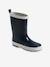 Bottes de pluie réfléchissantes enfant marine+moutarde 1 - vertbaudet enfant 