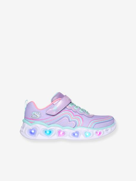 Baskets lumineuses enfant Heart Lights - Retro Hearts 302689L - LVMT SKECHERS® violet 3 - vertbaudet enfant 