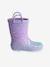 Bottes de pluie enfant collection maternelle violet imprimé 2 - vertbaudet enfant 