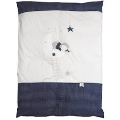 Housse de couette 100x135cm et taie en coton blanc  - vertbaudet enfant