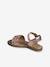 Sandales cuir enfant collection maternelle ocre 3 - vertbaudet enfant 