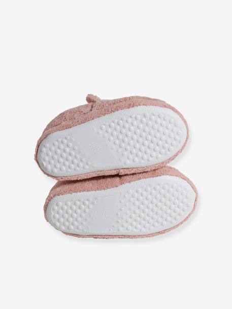 Chaussons esprit peluche enfant chat rose 5 - vertbaudet enfant 