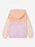 Sweat à capuche sport colorblock fille lilas 2 - vertbaudet enfant 