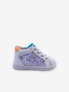 Chaussures-Chaussures bébé 17-26-Marche fille 19-26-Baskets-Baskets montantes cuir bébé 4039B233 Babybotte®