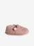 Chaussons esprit peluche enfant chat rose 3 - vertbaudet enfant 