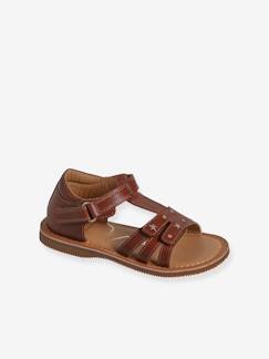 Sandales scratchées cuir enfant collection maternelle  - vertbaudet enfant