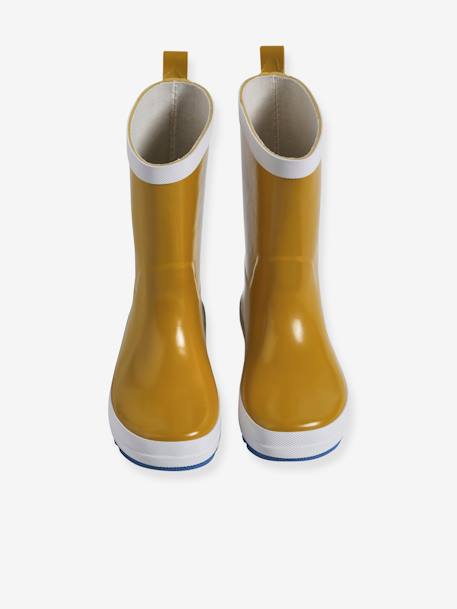 Bottes de pluie réfléchissantes enfant marine+moutarde 9 - vertbaudet enfant 