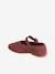 Ballerines cuir fille collection maternelle marron+vieux rose 8 - vertbaudet enfant 