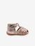 Sandales cuir bébé 4012B071 Babybotte® rose pâle 1 - vertbaudet enfant 