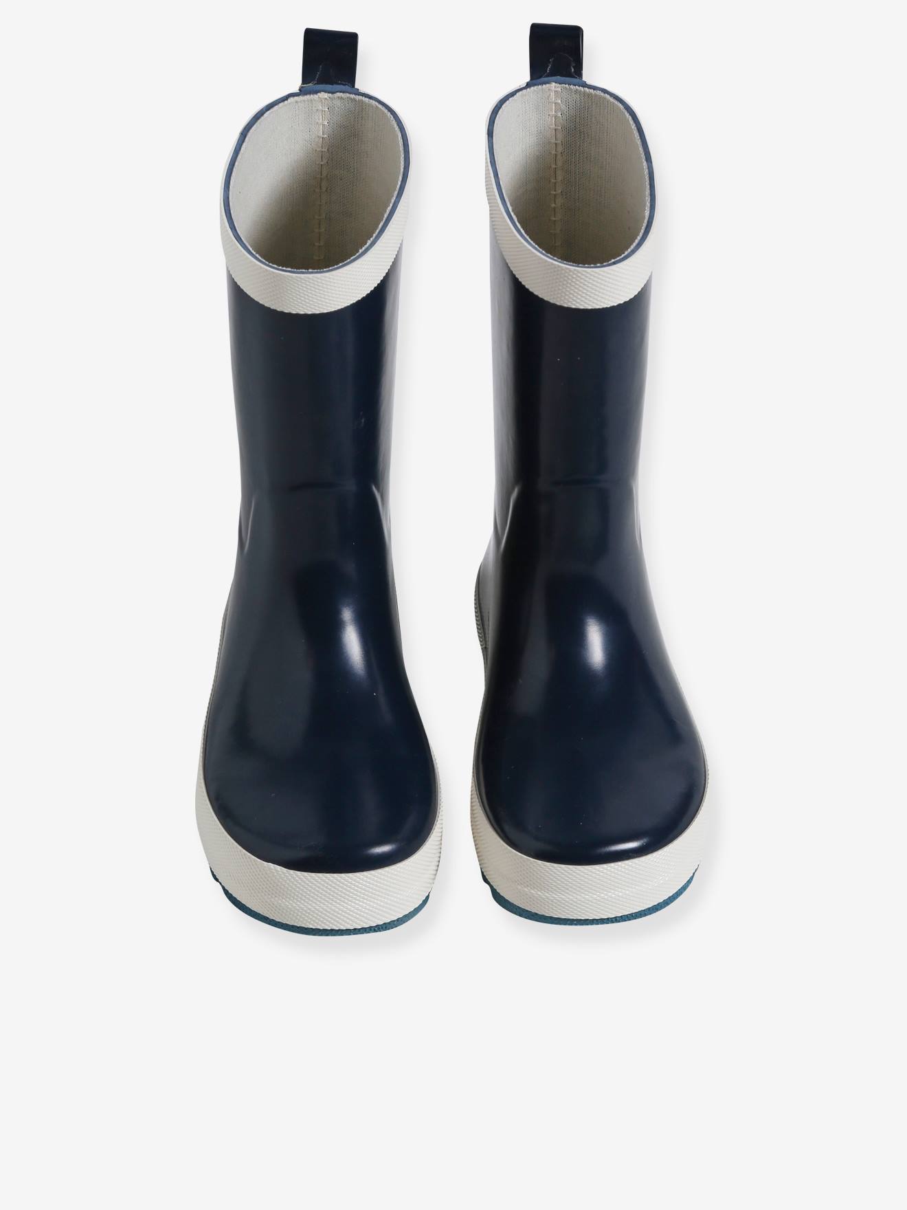 Bottes de pluie r fl chissantes enfant marine