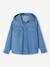 Chemise à capuche en denim léger garçon double stone 3 - vertbaudet enfant 