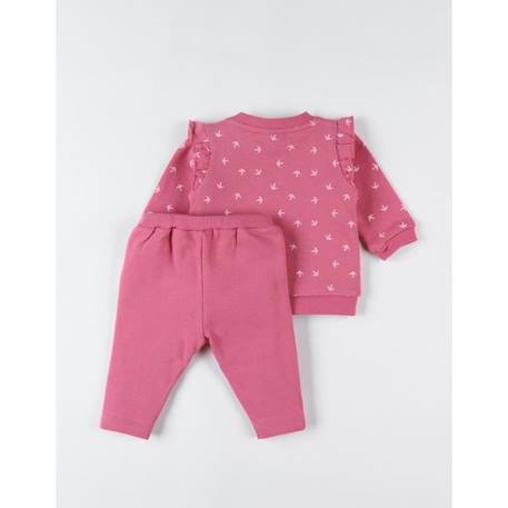 Set sweatshirt + jogging imprimé hirondelles ROSE 4 - vertbaudet enfant 