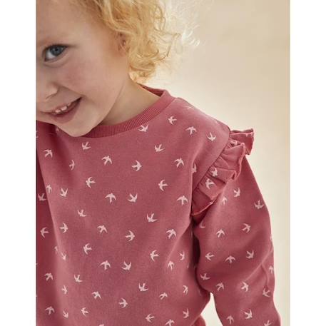 Set sweatshirt + jogging imprimé hirondelles ROSE 2 - vertbaudet enfant 