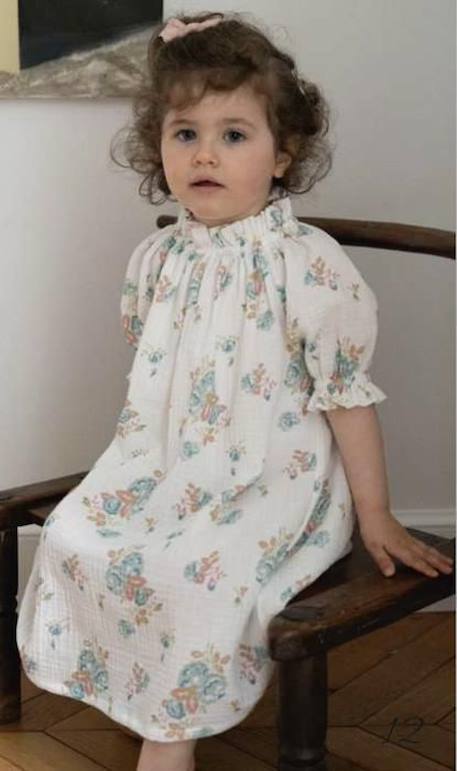 Chemise de nuit Exquise BLANC 1 - vertbaudet enfant 