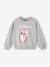 Sweat-shirt fille The Rolling Stones® gris chiné 1 - vertbaudet enfant 