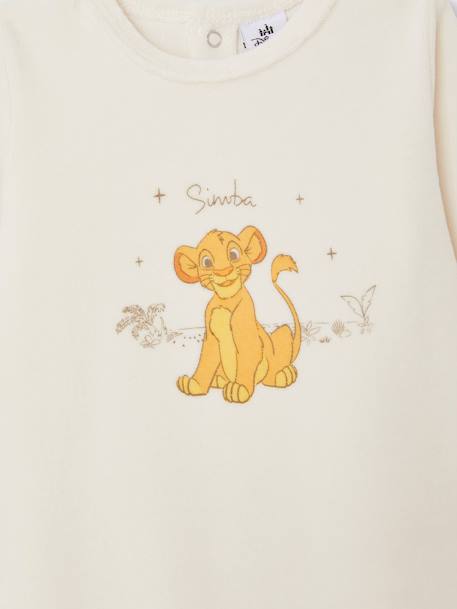 Dors-bien bébé garçon Disney® Le Roi Lion en velours écru 3 - vertbaudet enfant 