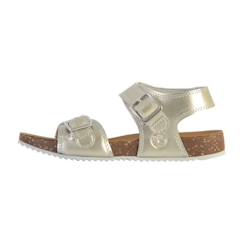 Chaussures-Chaussures fille 23-38-Sandales Enfant - TIMBERLAND - Castle Island - Blanc - Fermeture à Bride/Boucle - Type de talon Plat