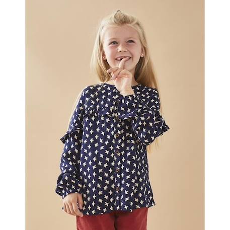 Blouse à imprimés oiseaux  - vertbaudet enfant