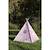 Tente pour enfants - Vilac - Tipi Neverland Ingela P. Arrhenius - Bois et coton épais - Blanc - 1.50m x 1.30m ROSE 2 - vertbaudet enfant 