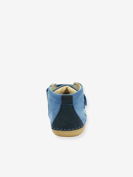 Bottillons cuir bébé Sabio 961544-10-53 KICKERS® bleu 4 - vertbaudet enfant 