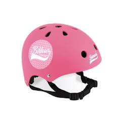 Casque draisienne JANOD Bikloon rose à pois pour enfant - Taille S réglable de 47 à 54 cm  - vertbaudet enfant