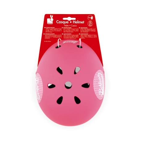 Casque draisienne JANOD Bikloon rose à pois pour enfant - Taille S réglable de 47 à 54 cm ROSE 2 - vertbaudet enfant 