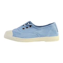 Chaussures-Chaussures fille 23-38-Baskets, tennis-Tennis Eco-Responsable Enfant Natural World Ingles - Bleu - A élastique - Textile