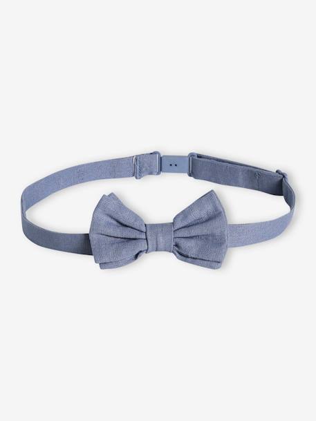 Garçon-Accessoires-Cravate, noeud papillon, ceinture-Noeud papillon uni garçon