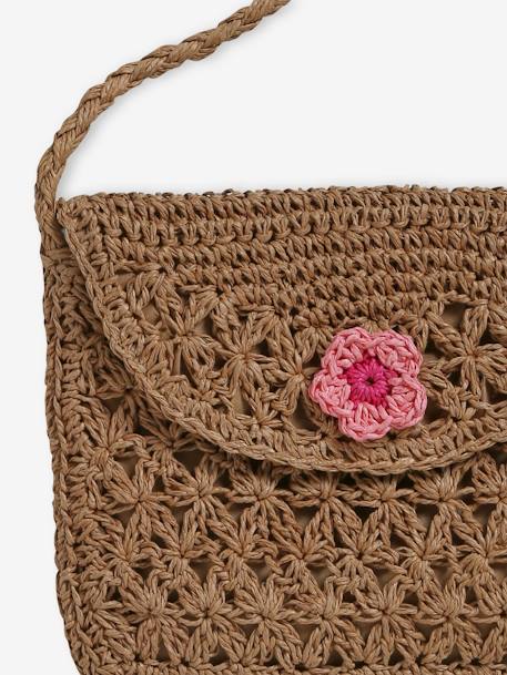 Sac fille à fleurs façon corde tressée bois 4 - vertbaudet enfant 