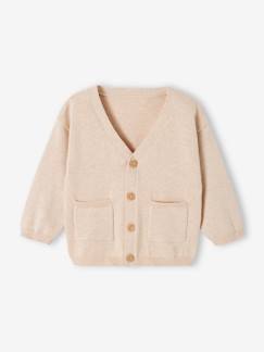 -Gilet chiné col V bébé