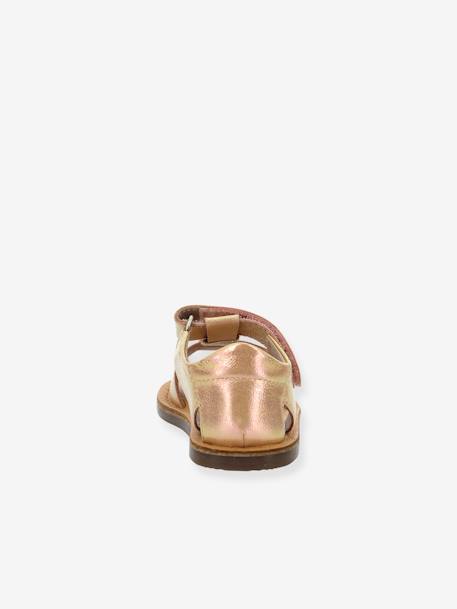 Sandales cuir bébé Divazia 960702-10-133 KICKERS® rose 4 - vertbaudet enfant 