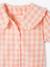 Blouse vichy bébé manches courtes carreaux rose 4 - vertbaudet enfant 