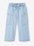 Pantacourt large en chambray fille facile à enfiler double stone 1 - vertbaudet enfant 