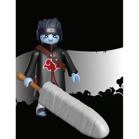 PLAYMOBIL - 71117 - Kisame - Naruto Shippuden - Figurine avec épée Samehada et écharpe - Personnage de manga ninja avec accessoires NOIR 2 - vertbaudet enfant 