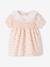 Robe à smocks cérémonie naissance col en broderie anglaise rose pâle 1 - vertbaudet enfant 