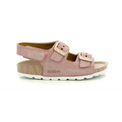 KICKERS Sandales Sunyva argent Fille  - vertbaudet enfant