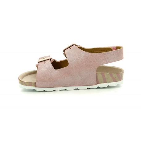 KICKERS Sandales Sunyva argent Fille ROSE 4 - vertbaudet enfant 