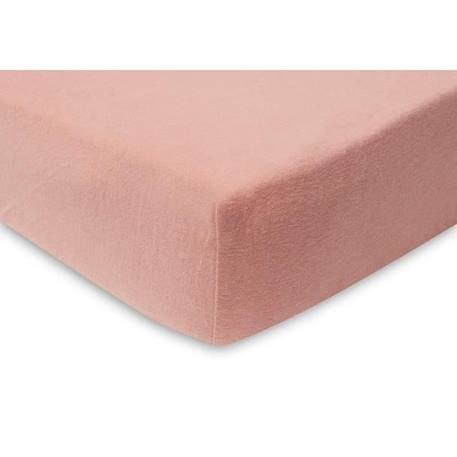 Drap-housse Jersey Rose Pale - Rose des bois (2pcs) - 60 x 120 cm - Jollein - Lit bébé ROSE 3 - vertbaudet enfant 