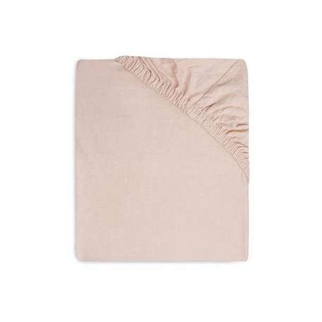 Drap-housse Jersey Rose Pale - Rose des bois (2pcs) - 60 x 120 cm - Jollein - Lit bébé ROSE 4 - vertbaudet enfant 