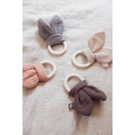 Anneau de dentition en Silicone Bunny Ears Nougat - Jollein - Bébé BEIGE 3 - vertbaudet enfant 