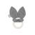 Anneau de dentition en Silicone Bunny Ears Gris Tempête - Jollein - Bébé GRIS 1 - vertbaudet enfant 