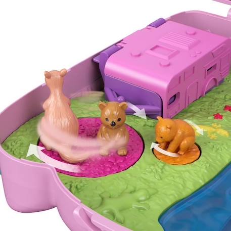 Coffret Aventures du Koala - POLLY POCKET - Mini-poupée - Dès 4 ans - 5 animaux inclus ROSE 4 - vertbaudet enfant 