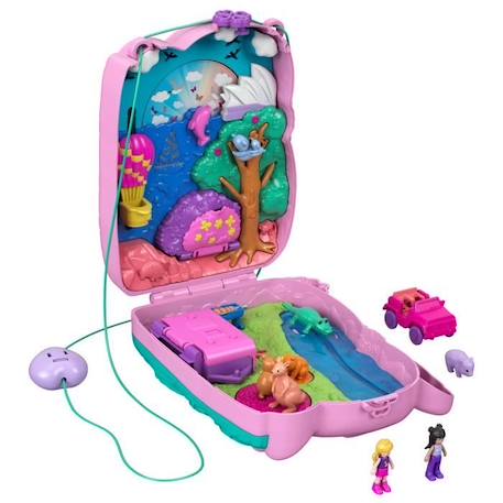 Coffret Aventures du Koala - POLLY POCKET - Mini-poupée - Dès 4 ans - 5 animaux inclus ROSE 2 - vertbaudet enfant 