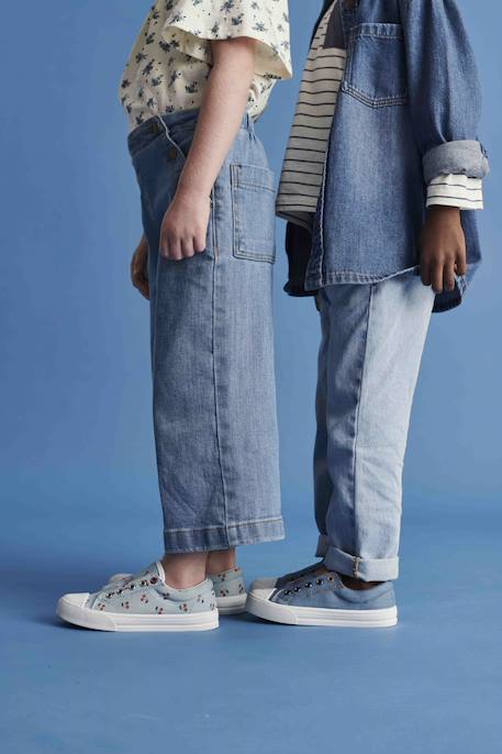 Jean large facile à enfiler garçon denim bleached+denim gris+stone 7 - vertbaudet enfant 