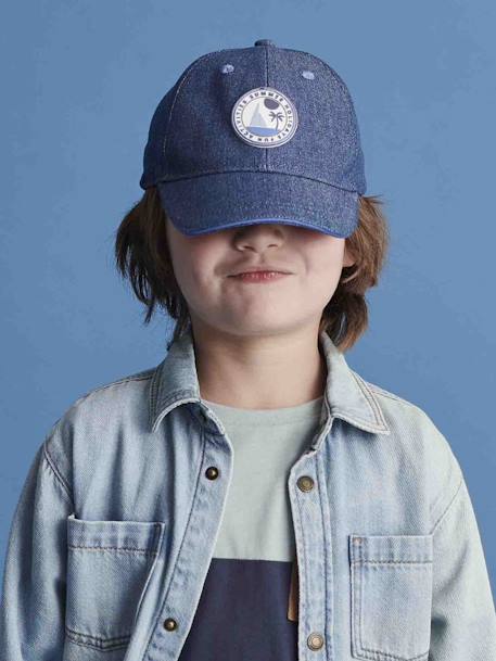 Casquette 'French Riviera' garçon Bleu 2 - vertbaudet enfant 