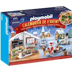 Jouet-Calendrier de l'Avent PLAYMOBIL - Pâtisserie de Noël - 4 personnages et accessoires
