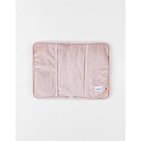 Protège carnet de santé Veloudoux Lina & Joy - rose ROSE 4 - vertbaudet enfant 